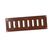 300x100mm Marrone Griglia di ventilazione in lamiera di acciaio, griglia di ventilazione
