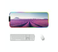 300x800x4mm F-01 Transfer termico in gomma RGB Luminoso Pad Mouse antiscivolo (l