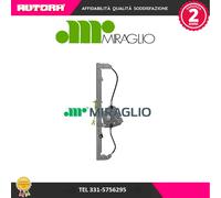 301065 Alzacristallo posteriore destro (MARCA MIRAGLIO)..