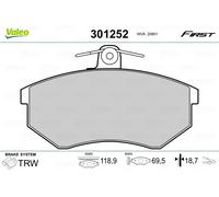 301252 VALEO Kit pastiglie freno, Freno a disco per AUDI,SEAT,VW