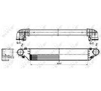 30164A NRF Intercooler per MERCEDES-BENZ