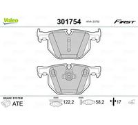 301754 VALEO Kit pastiglie freno, Freno a disco per BMW,BMW (BRILLIANCE)
