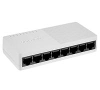 Hikvision switch 8 porte gigabit plastico, l2, unmanaged, rj45 ports, desktop plastic switch