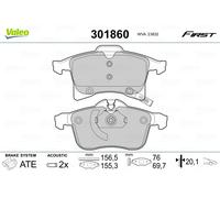 301860 VALEO Kit pastiglie freno, Freno a disco per HOLDEN,OPEL,VAUXHALL