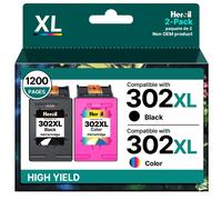 302 XL 302XL Cartucce per HP 302 Nero e Colore per Envy 4520 Officejet