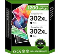 302 XL 302XL Nero per Cartucce HP 302 XL Nero per Envy 4520 4527 4524 4525