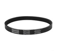 302040092 Cinghia a cuneo multi per tosaerba PowerSmart compatibile con DB2194SH DB2194PH DB8621SH DB8621PH DB2321PH gomma facile installazione resistente al calore nero 1 pezzo