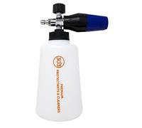 303 Products Cannone in schiuma per idropulitrice, pistola per schiuma resistente con raccordo in acciaio inox anticorrosivo e spray regolabile per lavaggio auto e dettagli, serbatoio da 2 litri