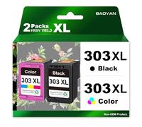 303 XL Cartucce Multiple Cartucce per hp 303 Nero e Colore per hp 303XL per HP Envy Photo 6230 Cartuccia 7830 6232 6230 6220 7130 7134 6234 6222 6255 6258 6552 7120 (Nero Colore,2-Pack)
