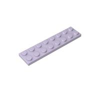 3034 Piastra Base Piastra 2x8 50 Pezzi GDS-513 compatibile con Lego Mattoncini da Costruzione Colore:Rose violet