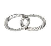 304 acciaio doppio dente guarnizione di serratura, Assortimento di rondelle bloccaggio in acciaio inossidabile 304 M2,5-M30(M30 x2pcs)