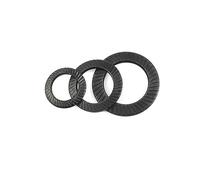 304 acciaio doppio dente guarnizione di serratura, Rondella di bloccaggio stampa obliqua DIN9250 Guarnizione M3-M30 multicolore Confezione da 5 10 o 100 pezzi(65 Mn Steel,M14 (20 pcs))