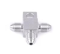 304 acciaio inossidabile a 3 vie AN3 AN-3 3an PTFE TUSTO FRENO TEE CONTRITTO BLOCCO CON STUD 1 4-20UNF Fila compatibile con vari sistemi di linea del freno(MYF AN3)