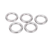 304 Acciaio inossidabile ONCI ROURNO O Anelli in metallo saldato senza saldatura o anelli metallici multi -scopo a prova di ruggine per la vela Accessori per fitness yoga da yoga (5 * 20mm)