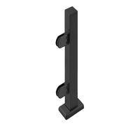 304 Acciaio inossidabile Piazza Ringhiera Post - Balaustra Guardrail Kit | Palo per ringhiera quadrato in acciaio inox resistente, sicuro fai da te, con morsetto per una maggiore stabilità e design