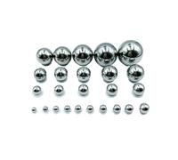 304 Acciaio inossidabile Sfera solida Diametro 0,4-30 mm Piccole biglie a pellet Rotondo Liscie Sfere scorrevoli(1.6mm (200PCS))