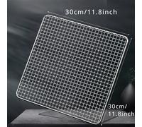 304 Acciaio Inox Griglia Barbeque Rete Resistente Antiaderente Tappeto Riusabile