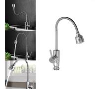 304 acero inoxidable 360 ° giratorio grifo de cocina de agua caliente y fría