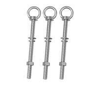 304 bullone oculare di acciaio inossidabile, 304 Stainless Steel Eye Bolt with Washer and Nut M12 M14 M16 M20 Multiple Sizes(M12*160 1pcs)