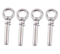 304 bullone oculare di acciaio inossidabile, Bullone ad anello di sollevamento espansione in acciaio inossidabile 304, confezione da 4, M10x(60-100) mm(M10x100mm)