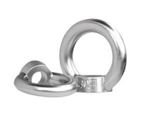 304 bullone oculare di acciaio inossidabile, Dadi ad occhiello e anelli filettati for sollevamento marino DIN580 in acciaio inossidabile 304, confezione da 14 pezzi M3-M12(Eye Nut,M10 x1pc)