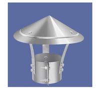 304 Cappuccio a Pioggia zincato, Tappo del Camino Universale, Cappuccio da Pioggia del Tetto, Cappuccio di Pioggia zincato, Cappuccio del Camino a Tubo per capoccione, Cappello di sfiato di Scarico