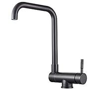 304 Cucina in acciaio inossidabile Faucethot e Tap d'acqua fredda per il design del lavandino per lavanderia e casa Usestylish Black Finishing Dresidure e funzionale Beauty Comes