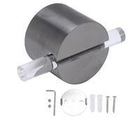 304 Gancio per asciugamano per doccia in acciaio inossidabile | Porta di asciugamano a parete robusto per bagno/toilette/spa | Design minimalista con kit di installazione (Type 3)