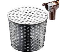 304 Guardiano di grondaie in acciaio inox - Coperchio di scarico anti-bloccante | Strumento di pulizia grondaia del tetto, Filtro a declino Il fondo per fermare Foglie, detriti e blo