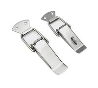 304 HASP in acciaio inossidabile for cassetta degli attrezzi, HASP con scatola pubblicitaria in legno, HASP con serratura for porta finestra, 1 pezzo(SK001 201 steel)