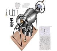 304 in Acciaio Inox Cinese Tradizionale Popcorn Maker Mini Popcorn Pot Macchina A Mano per Festa di Riunione di Famiglia Divertimento, 268ml