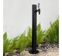304 In Acciaio Inox Freestanding Verticale Giardino Colonna D'acqua Antigelo Tubo Stand con Blocco Rubinetto Fontana Esterna Idrante Dispenser Acqua Piazza Design Tubo