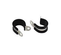 304 in acciaio inox tipo R cavo in gomma ammortizzato isolato morsetto tubo tubo morsetto filo filo filo filo filo clip diametro 20 mm confezione da 20