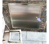 304 inless - Pannello di accesso per cucina e barbecue, in acciaio, 4 cm, profondità incorporata, per soffitta e barbecue, 20x28in / 50 x 70 cm