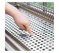 304 Inossidabile Acciaio Perforato Lamiera,Rotondo Foro,Metallo Espanso Rete Piastra Schermo Decorativo Reti per Ventilazione Griglia,Fogli di acciaio(W10*L100cm/W3.93*L39.3in)