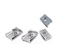 304 M4 M5 M6 M8 Clip for dado a lamella filettato tipo U Clip a molla in acciaio inossidabile for auto Moto Scooter ATV Ciclomotore 4 mm 5 mm 6 mm 8 mm(304JB-20-20Pcs)