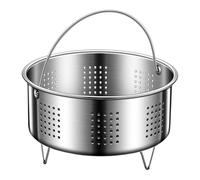 304 Metal Steaming Rack - Pressure Cooker Basket with Lift Handles