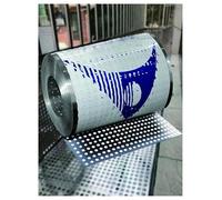 304 Piastra Forata in Acciaio Inossidabile - Protezione Antifurto, Protezione per Recinzione del Balcone del Giardino Balcone, Rullo a Prova di Perdita, Guarnizione Scudo in Rete di Ventilazione (60 x