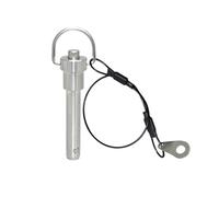 304 spina di rilascio rapido in acciaio inossidabi Perno a sgancio rapido con blocco a sfera a molla in acciaio inossidabile 5x(10-100)mm for altoparlanti Line Array(5x25mm)