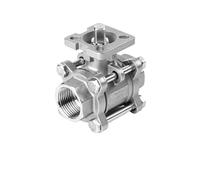 304 stainless steel ball valve high platform internal thread 316L pneumatic switch DN15 20 25 32(DN10,304)