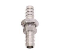 304 stainless steel Barb Bulkhead Fitting 3/4/6/8/10/12/14/16/19/20/25/32mm SS304 Equal Reducer Hose Tail Connector Water Gas PIUHRKLEVD(20-20mm)