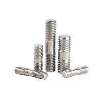 304 Stainless Steel Double-Ended Studs M3-M16 - Industrial Threaded Rods(140mm M14 1pcs)