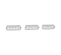 304 Stainless Steel Half-Round Rib Grill Rack 22cm(3PC) | 304 steel, rust-resistant, per durable construction, 22cm length, per ideal for ribs