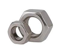 304 stainless steel, hex fine tooth nut, young tooth nut-M6 * 0.75 teeth (10 capsules)