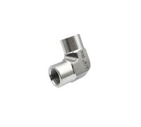 304 Stainless Steel High Pressure Forged Pipe Fitting Connector - 3/8" NPT Elbow Female-Female YZWRWRMKTB