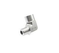 304 Stainless Steel High Pressure Forged Pipe Fitting Connector - 3/8" NPT Elbow Male-Female YZWRWRMKTB