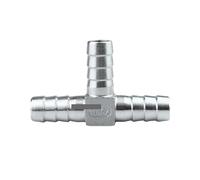 304 Stainless Steel Hose Tail Barb Connector Adapter 25mm T Type 3-way Water Tube Fittings