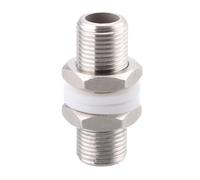 304 Stainless Steel Lock Pipe Fitting 3/4" BSP x 100mm Length DN15 For Water Tank Aquarium