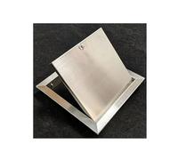 304 Stainless Steel Lockable Inspection Door Drywall Plumbing Electrical, Flush Mounted Wall Hole Cover Access Door with Keyed Cylinder Lock for Outdoor BBQ Island(86x91cm/34x36")