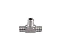 304 Stainless Steel Pipe Fitting Connector 1/2" BSP Tee Male 3-Ways